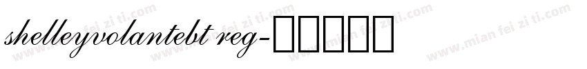 shelleyvolantebt reg字体转换